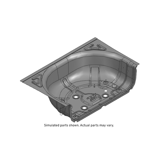 GM Genuine Parts Rear Floor Rear Panel