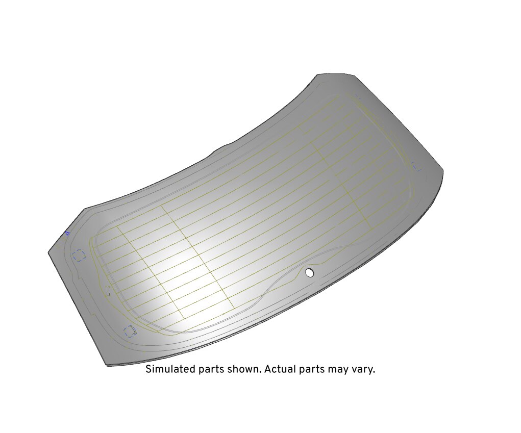 GM Genuine Parts Rear Window