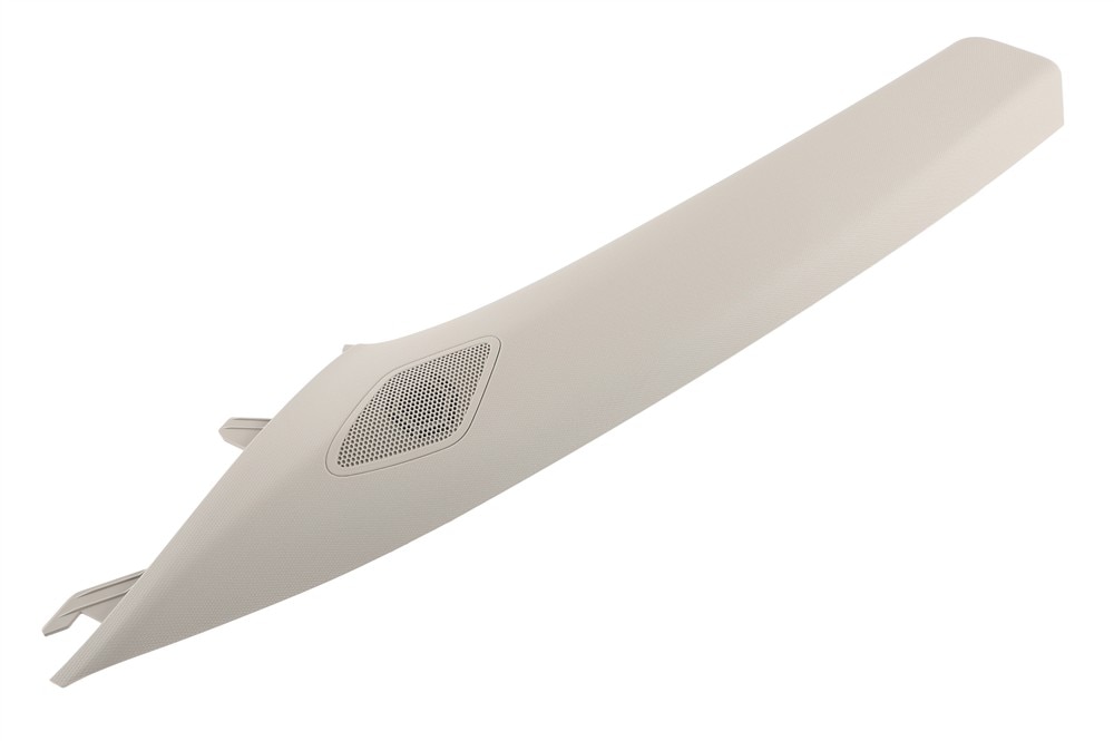 GM Genuine Parts Light Opel Gray Driver Side Windshield Garnish Molding