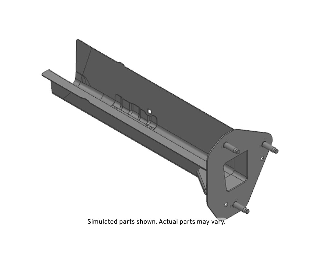 GM Genuine Parts Passenger Side Underbody Rear Side Rail Extension