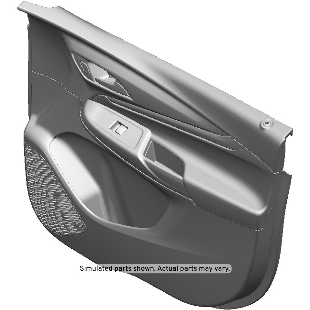 GM Genuine Parts Gray Front Passenger Side Door Trim