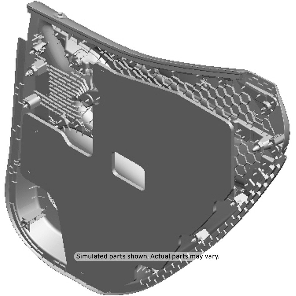 GM Genuine Parts Gray Rear Driver Side Door Trim