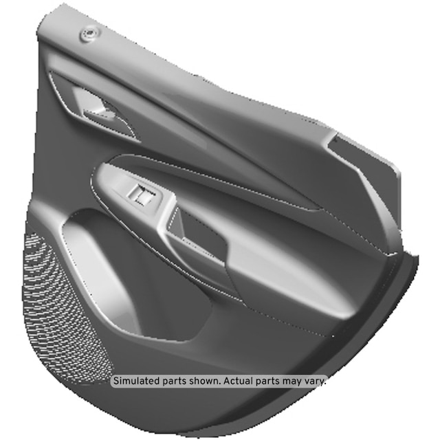 GM Genuine Parts Black Rear Passenger Side Door Trim