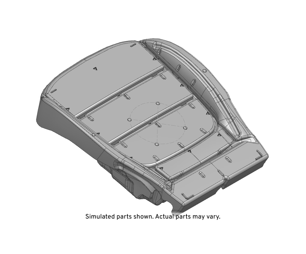 GM Genuine Parts Front Passenger Side Seat Cushion Pad