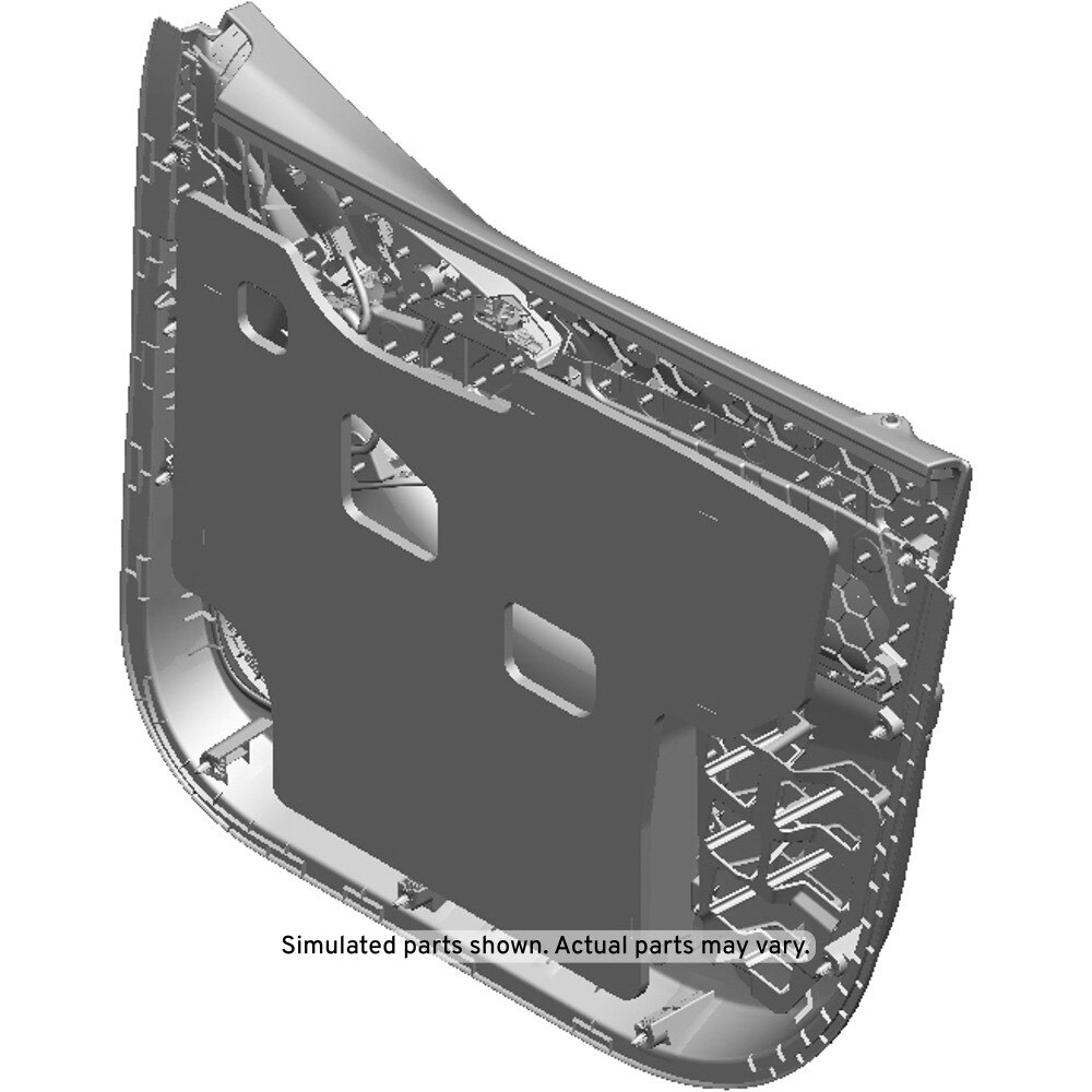 GM Genuine Parts Jet Black Front Driver Side Door Trim