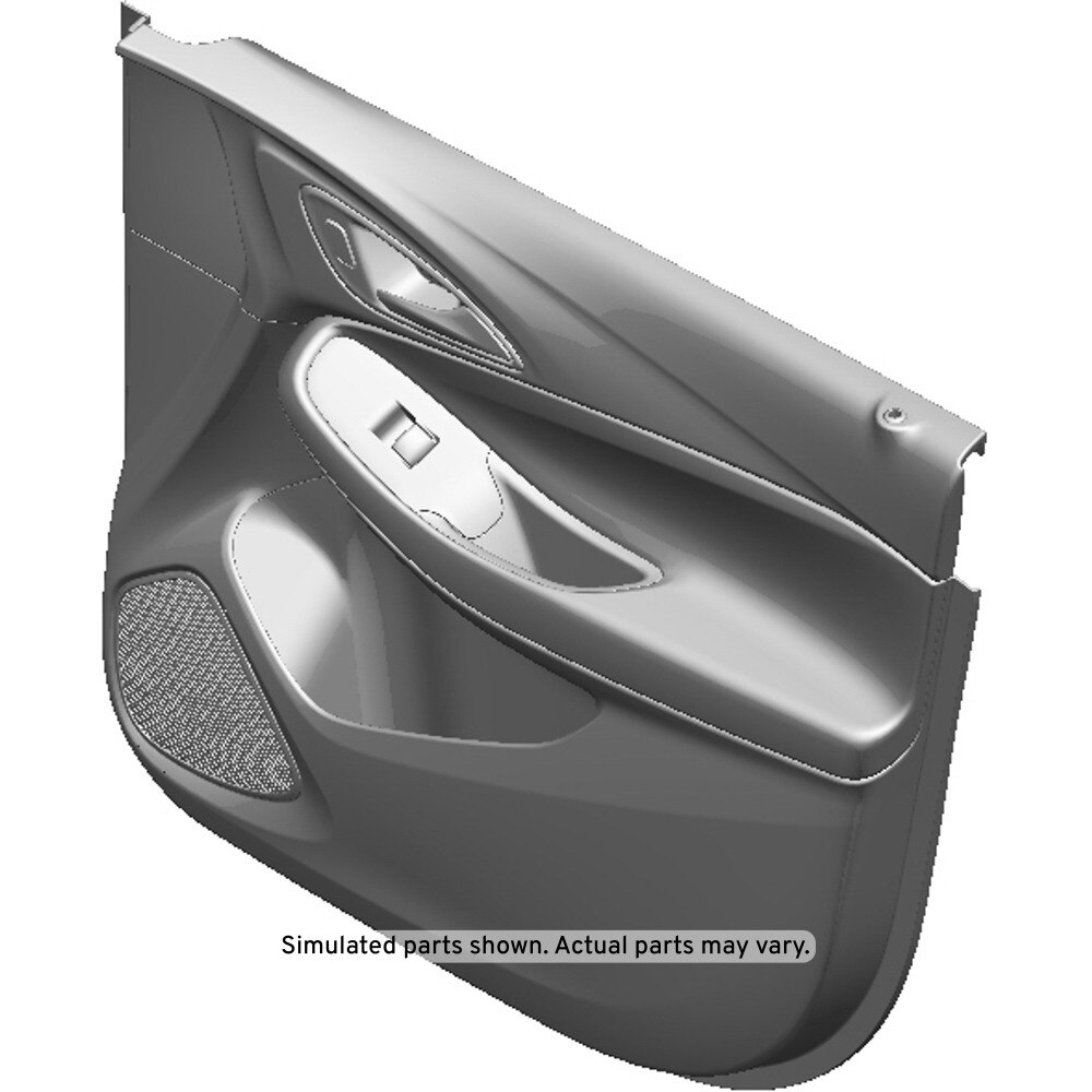 GM Genuine Parts Jet Black Front Passenger Side Door Trim