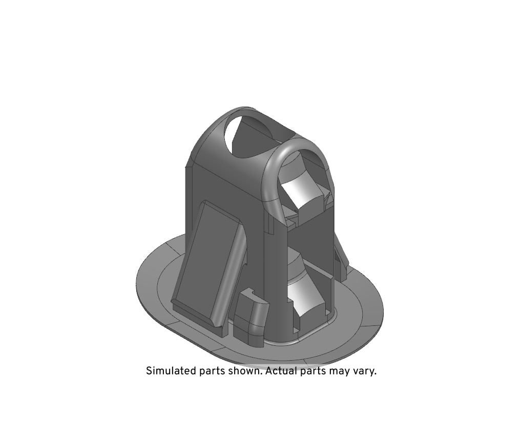GM Genuine Parts White Rear End Spoiler Retainer