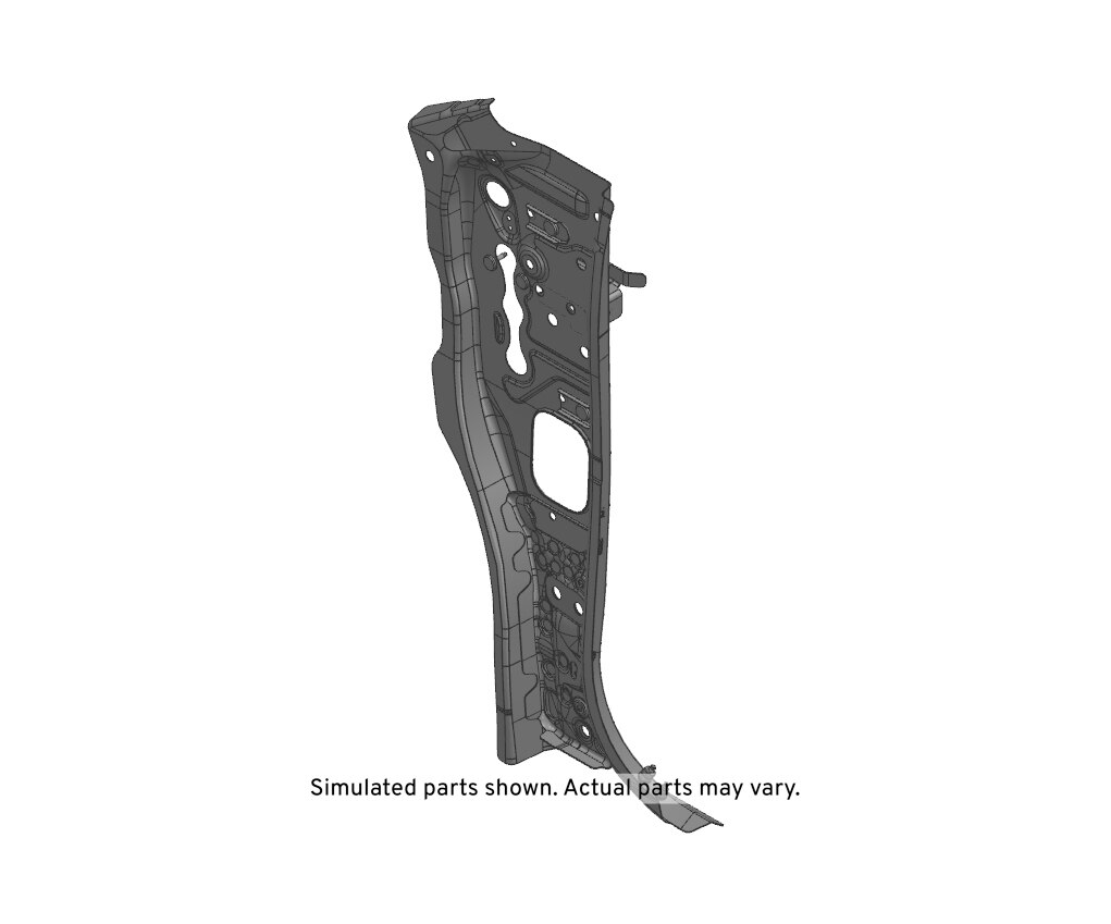 GM Genuine Parts Driver Side Body Hinge Pillar Inner Lower Panel