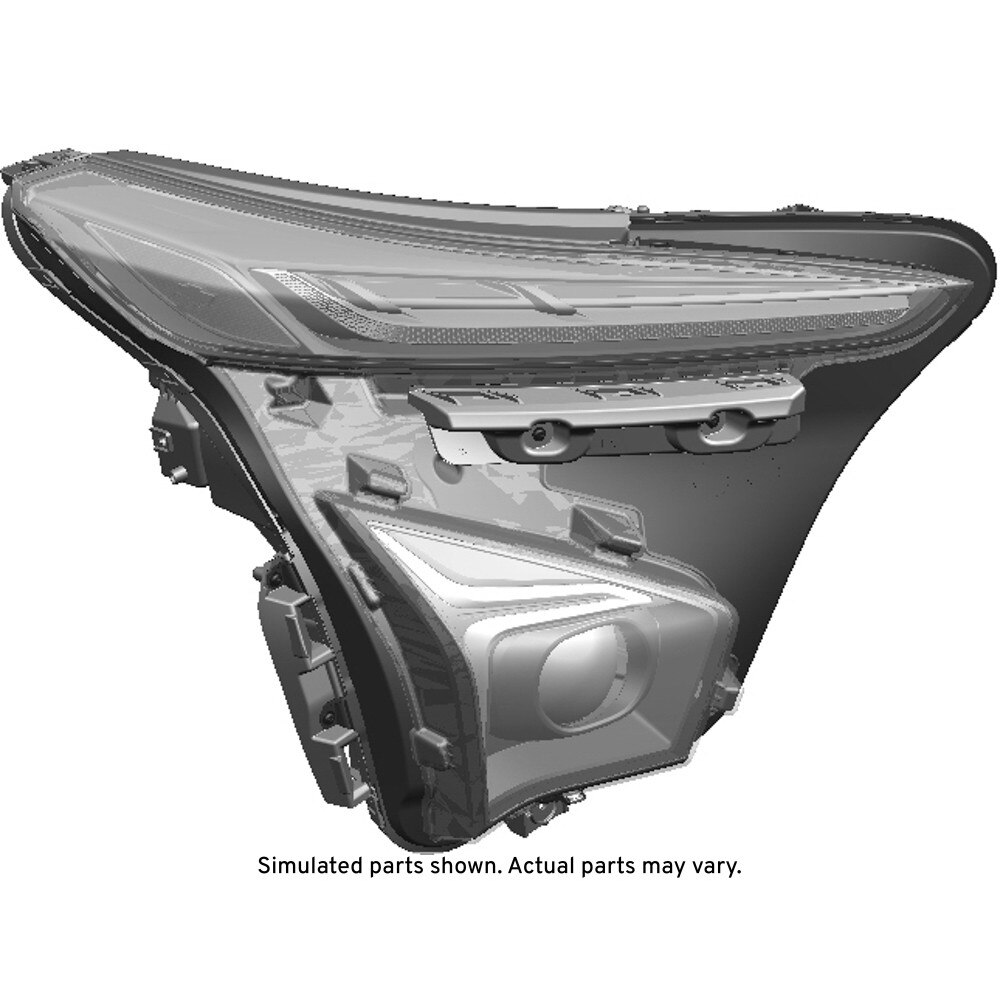 GM Genuine Parts Bi-LED Passenger Side Headlamp