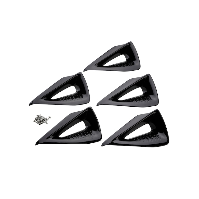 17-Inch Multi-Spoke Wheel Inserts in Black