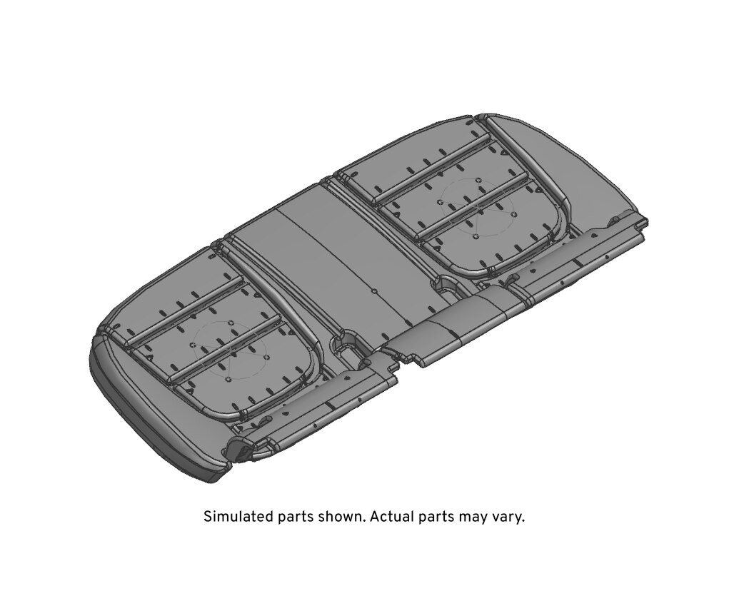GM Genuine Parts Rear Seat Cushion Pad