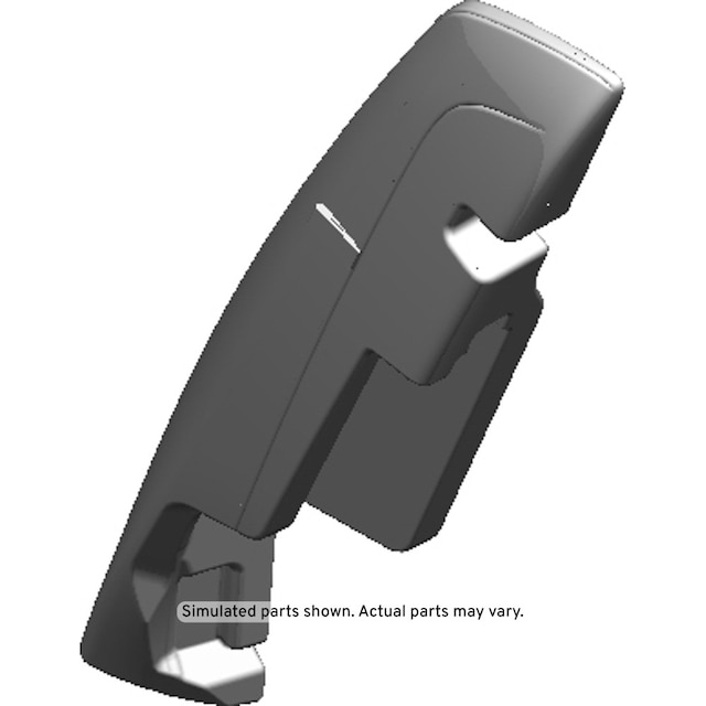 GM Genuine Parts Jet Black Rear Driver Side Seat Back Side Cover