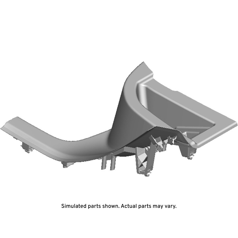 GM Genuine Parts Gray Rear Driver Side Door Sill Garnish Molding