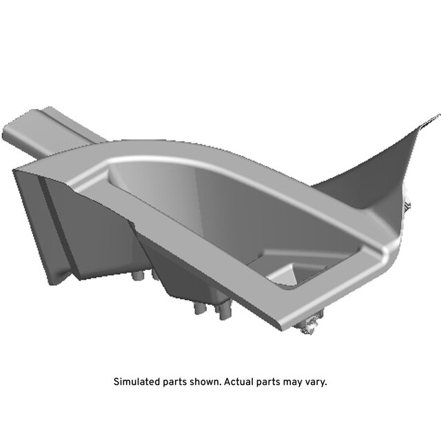 GM Genuine Parts Dark Ash Gray Rear Passenger Side Door Sill Garnish Molding