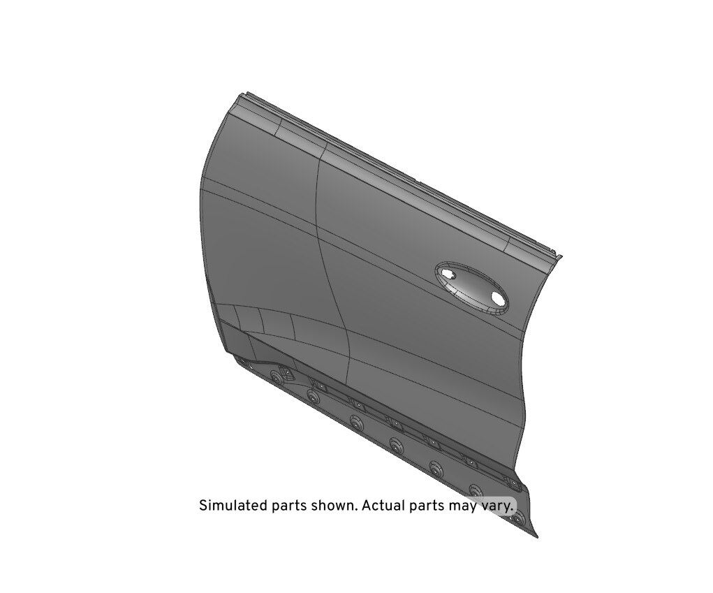GM Genuine Parts Front Driver Side Door Outer Panel