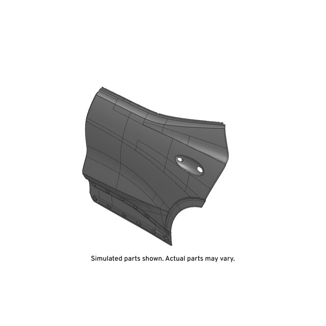 GM Genuine Parts Rear Driver Side Door Outer Panel
