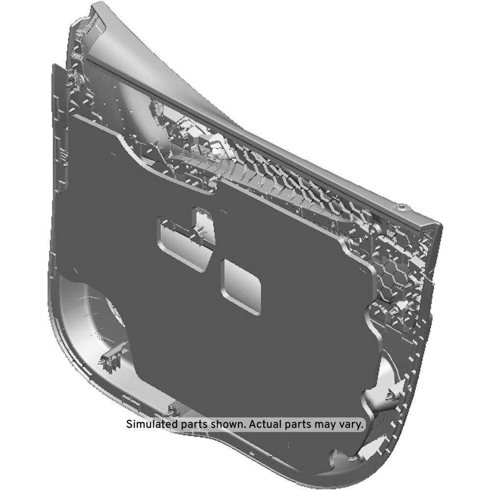 GM Genuine Parts Black Front Driver Side Door Trim