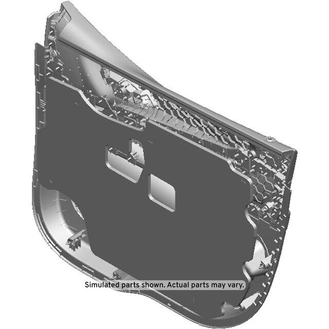 GM Genuine Parts Black Front Driver Side Door Trim