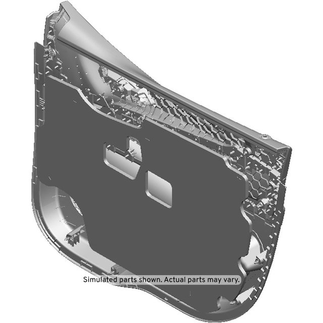 GM Genuine Parts Black Front Driver Side Door Trim