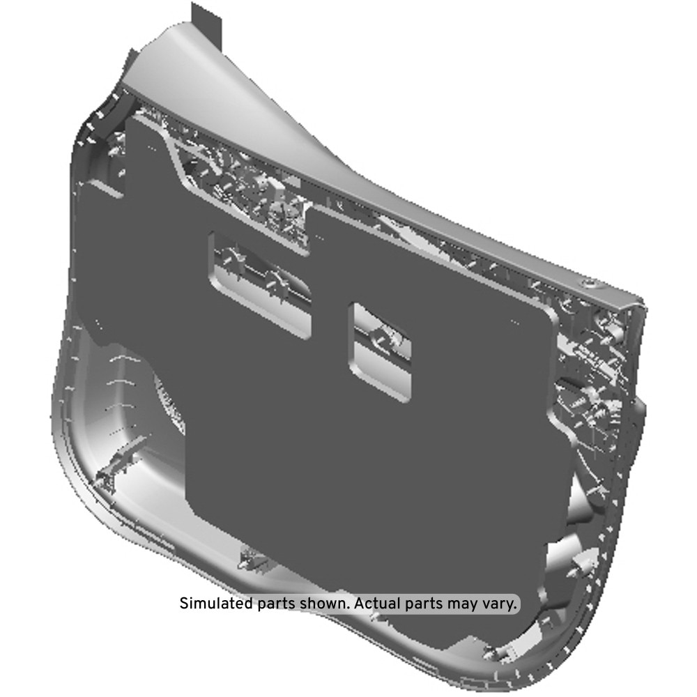 GM Genuine Parts Jet Black Front Driver Side Door Trim