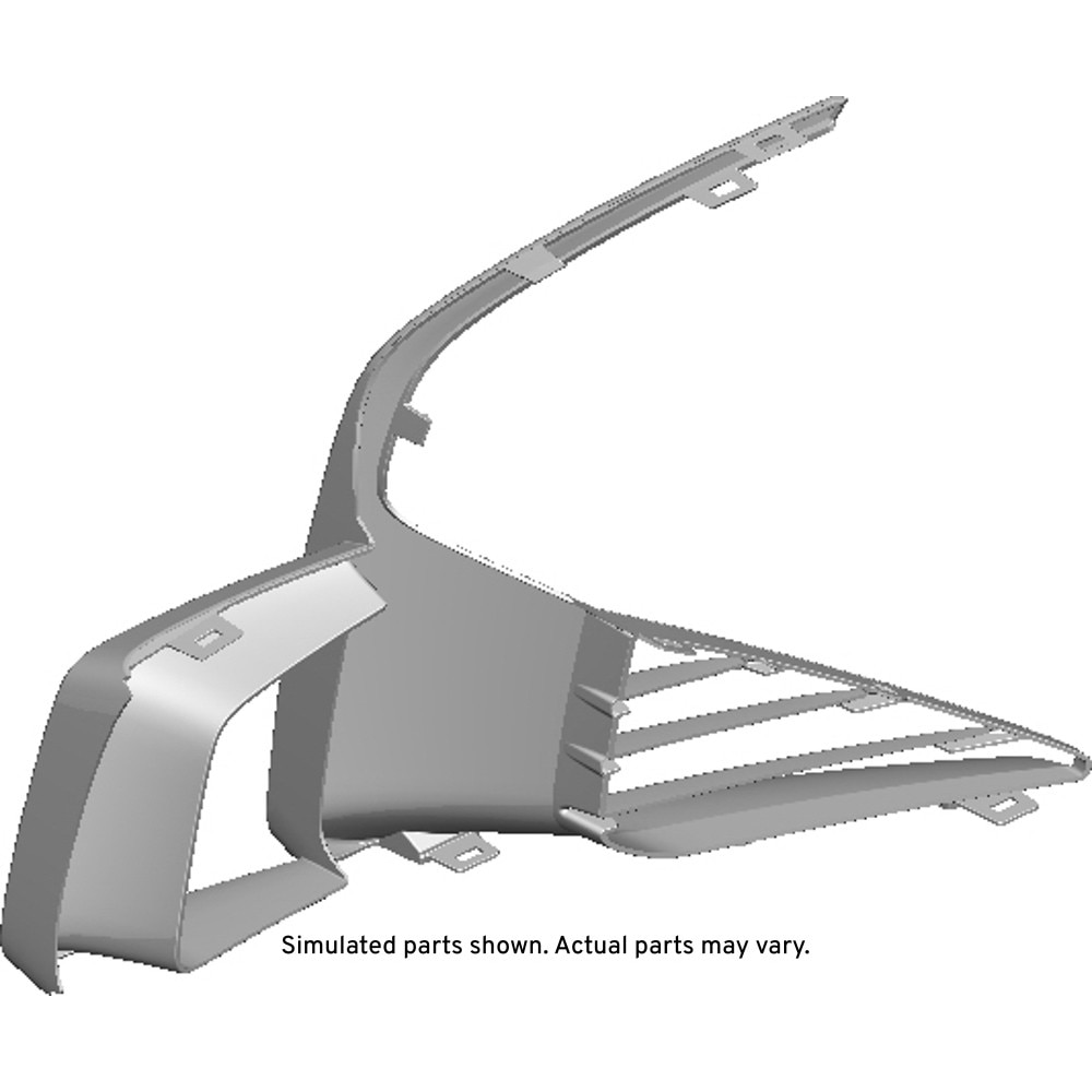 GM Genuine Parts Front Passenger Side Outer Grille
