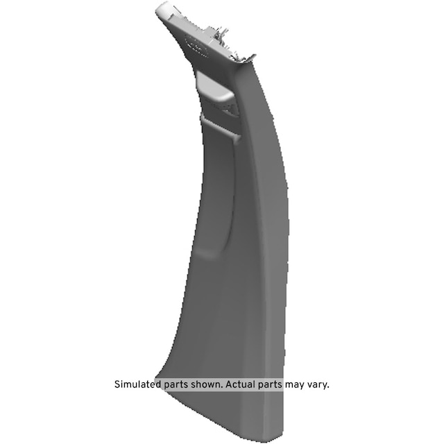 GM Genuine Parts Dark Ash Gray Passenger Side Center Pillar Trim Panel