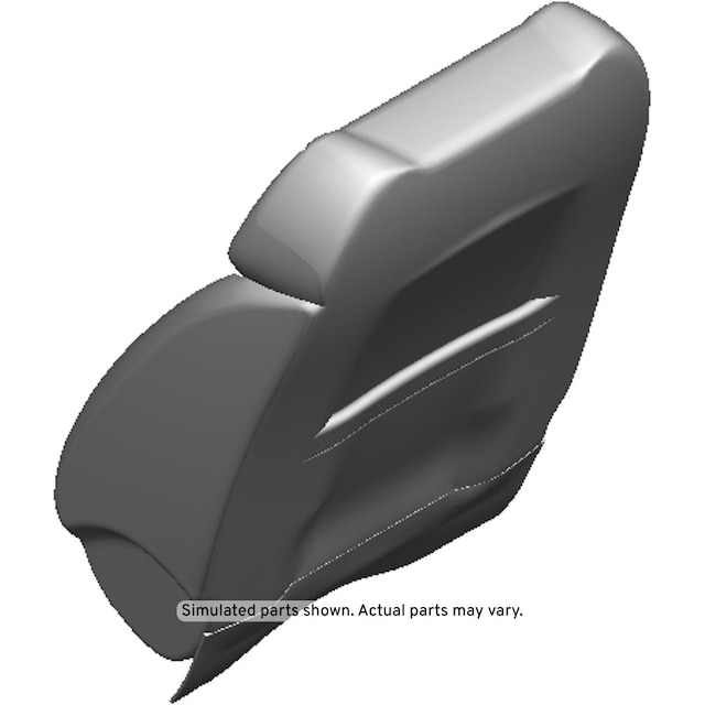 GM Genuine Parts Black Front Passenger Side Seat Back Cover
