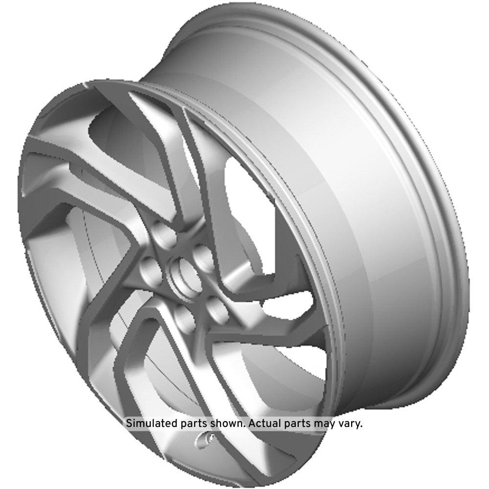 GM Genuine Parts Carbon Flash Metallic Front and Rear Wheel