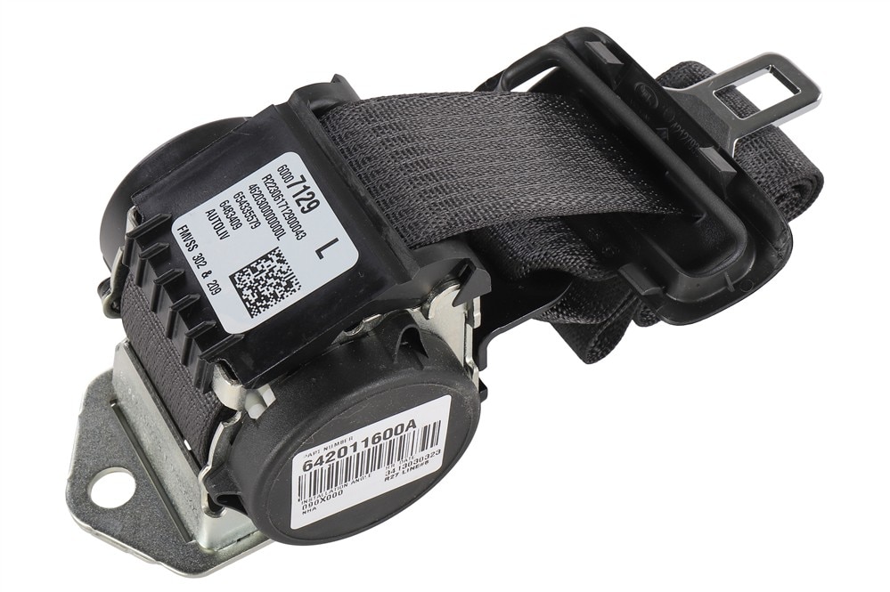 GM Genuine Parts Jet Black Rear Driver Side Seat Belt Retractor Kit