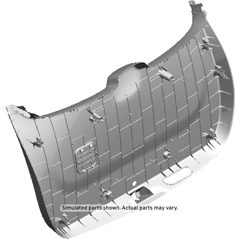 GM Genuine Parts Black Liftgate Lower Trim Finish Panel