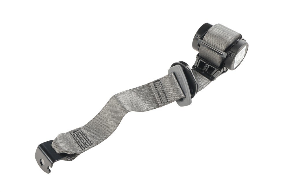 GM Genuine Parts Dark Ash Grey Rear Drivers Side Seat Belt