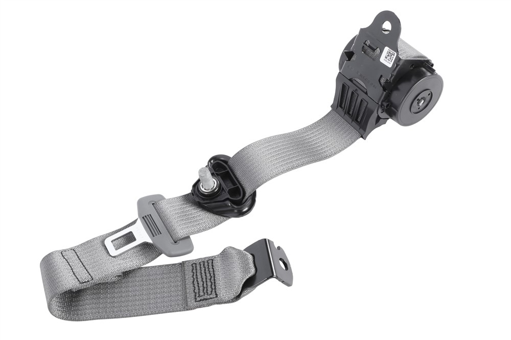 GM Genuine Parts Dark Ash Gray Rear Passenger Side Seat Belt Retractor