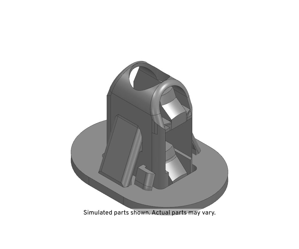 GM Genuine Parts White Rear End Spoiler Retainer