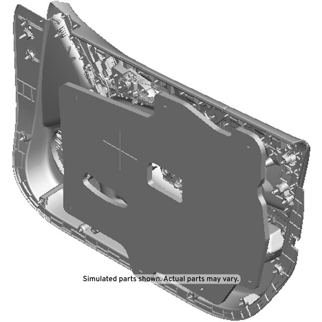 GM Genuine Parts Dark Atmosphere Front Driver Side Door Trim