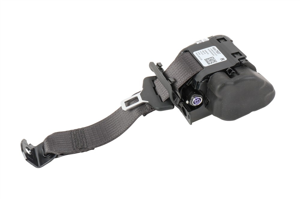 GM Genuine Parts Jet Black Rear Passenger Side Seat Belt Retractor Kit