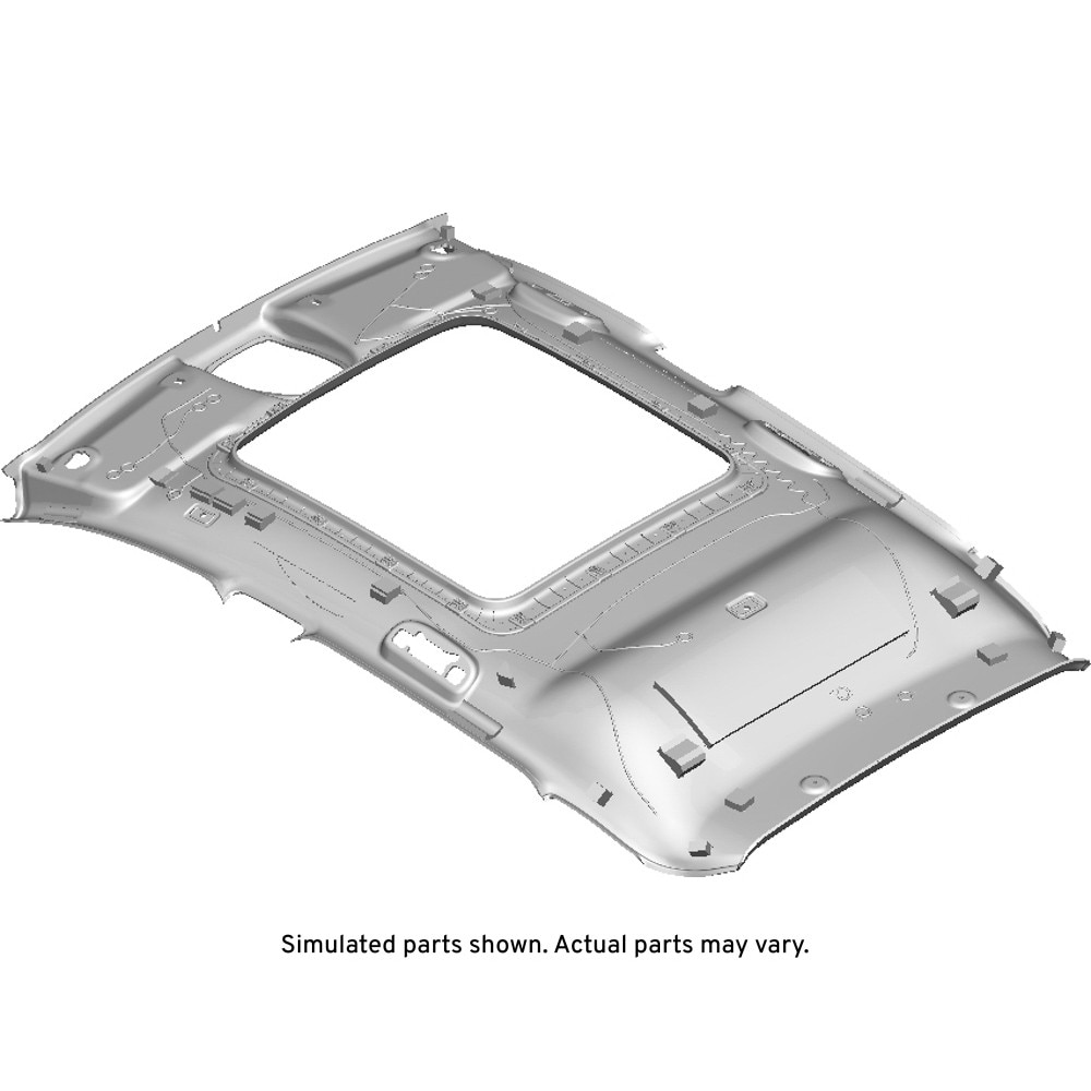 GM Genuine Parts Gray Headlining Trim Panel