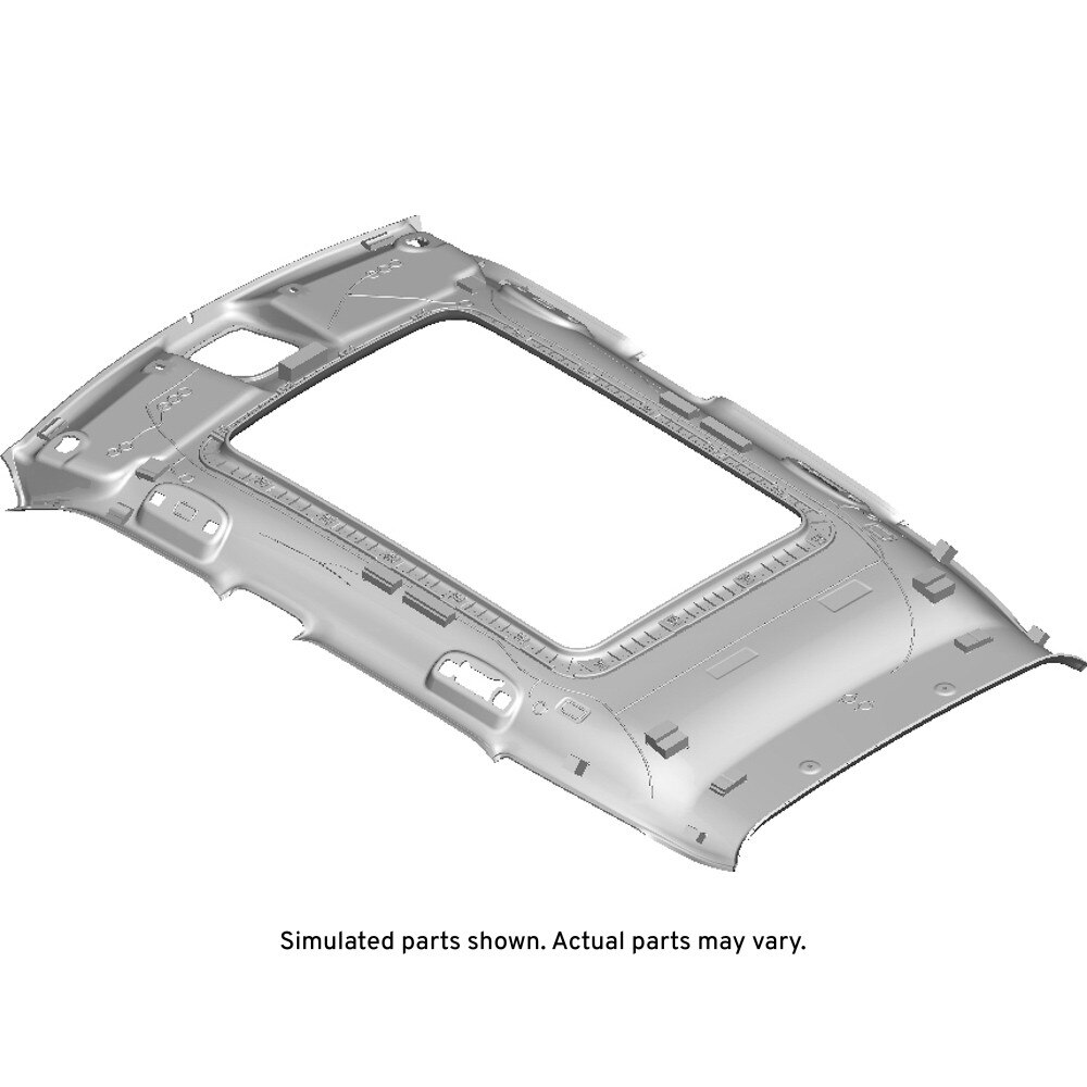GM Genuine Parts Gray Headlining Trim Panel