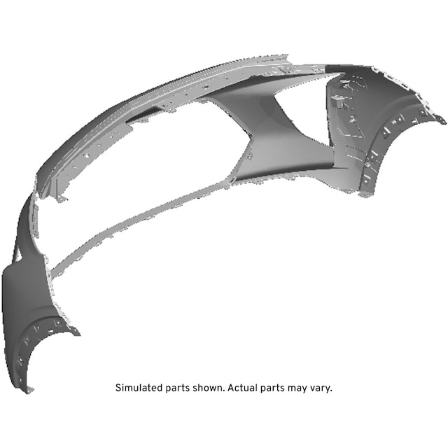 GM Genuine Parts Primed Front Bumper Upper Fascia