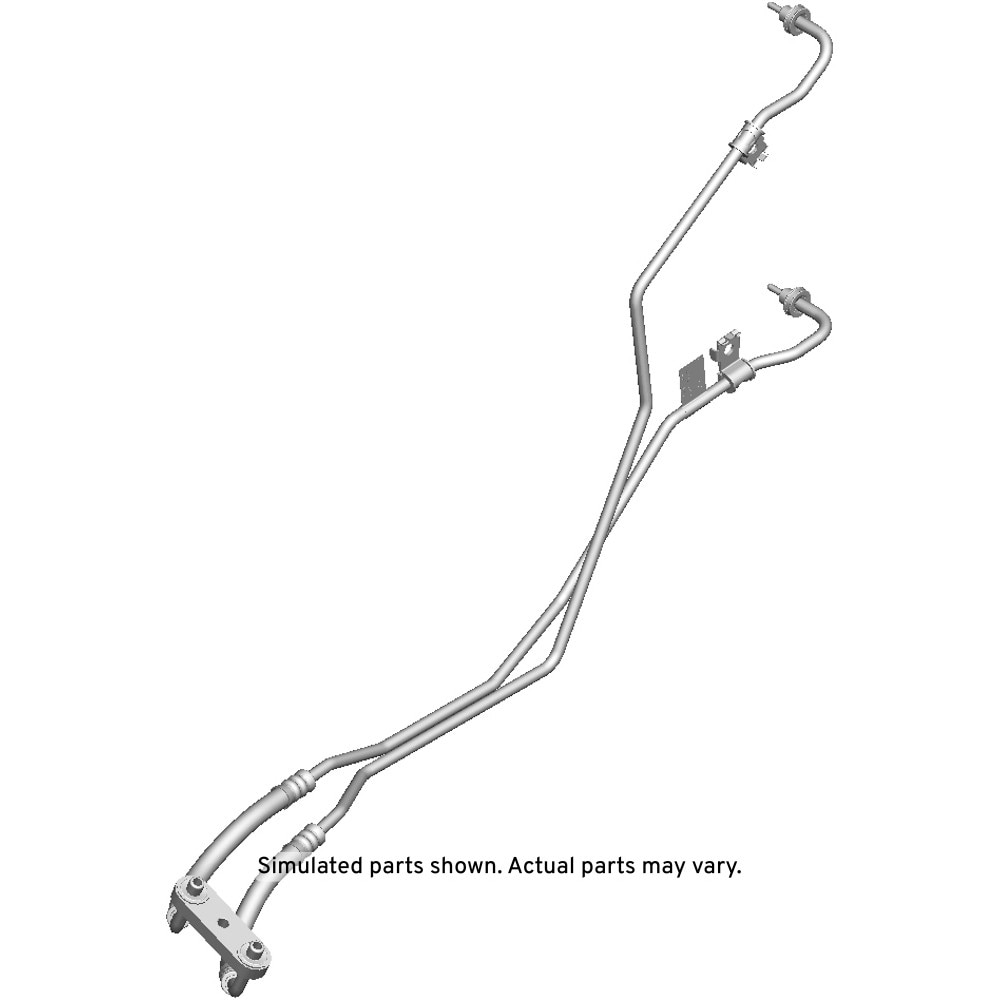 GM Genuine Parts Transmission Fluid Cooler Pipe Assembly