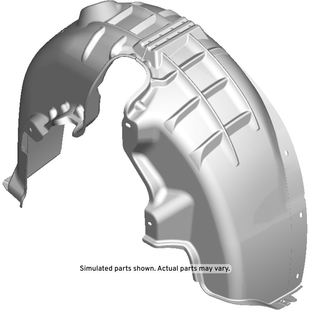 GM Genuine Parts Rear Passenger Side Wheelhouse Liner