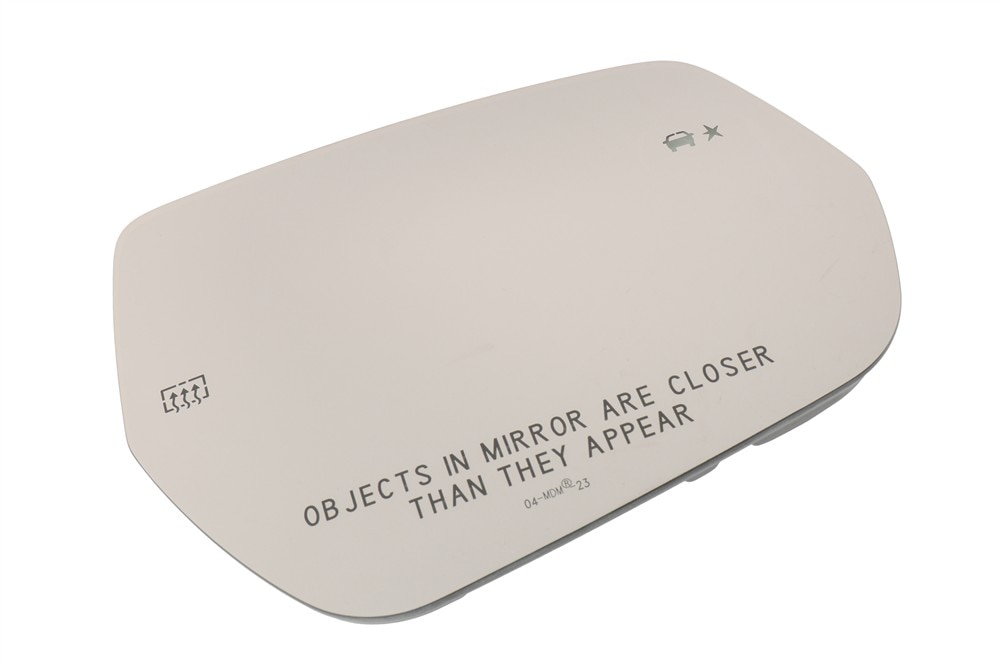 GM Genuine Parts Passenger Side Door Mirror Glass (Reflective Glass and Backing Plate)