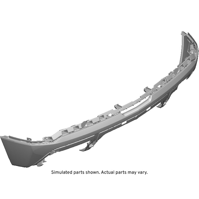 GM Genuine Parts Black Rear Bumper Lower Fascia