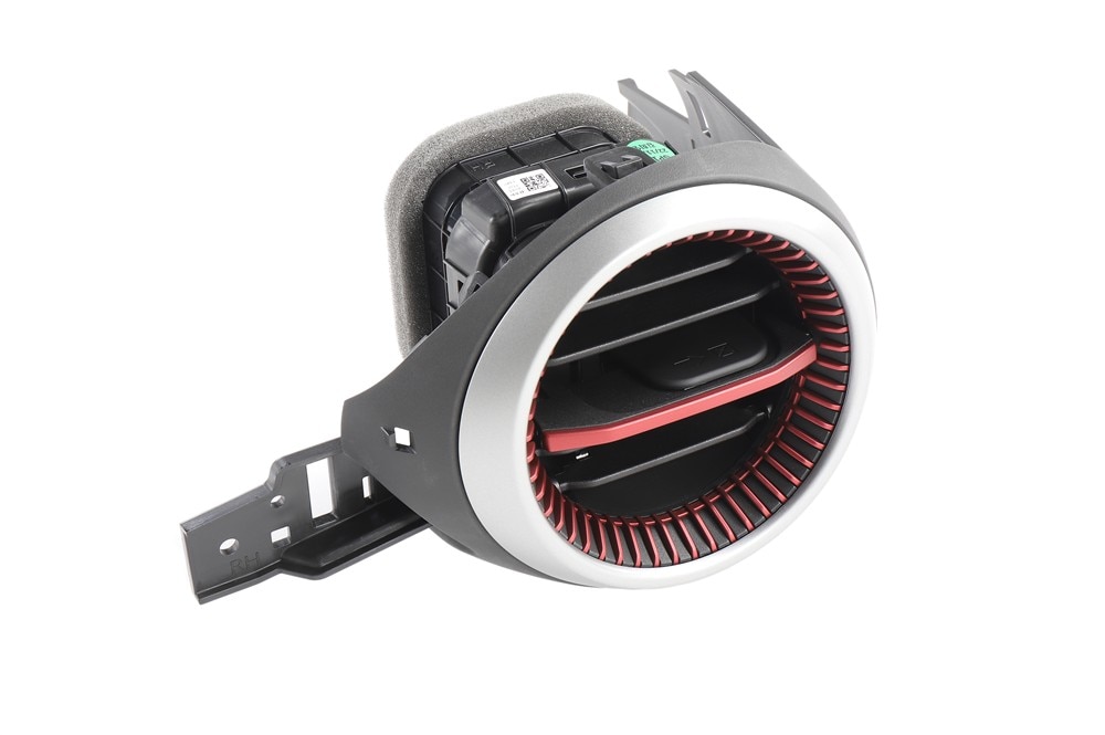 GM Genuine Parts Rivalry Red Passenger Side Instrument Panel Outer Air Outlet