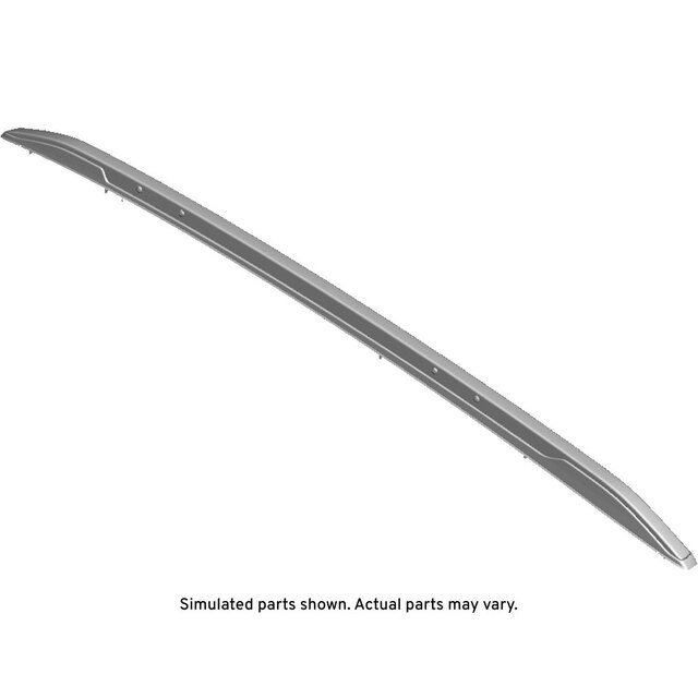 GM Genuine Parts Warm Anderson Very Dark Metallic Passenger Side Luggage Carrier Side Rail