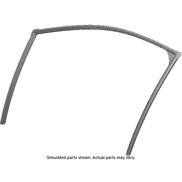 GM Genuine Parts Front Driver Side Door Window Weatherstrip