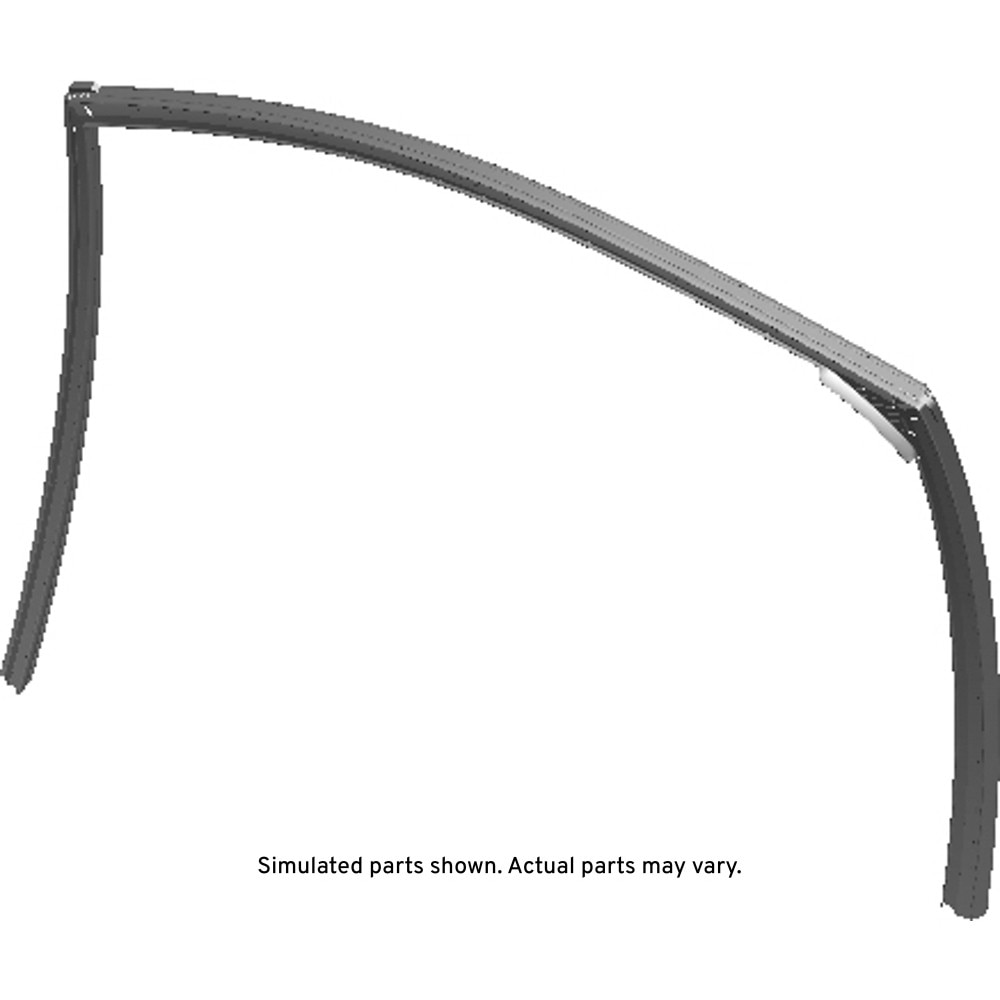 GM Genuine Parts Front Passenger Side Door Window Weatherstrip