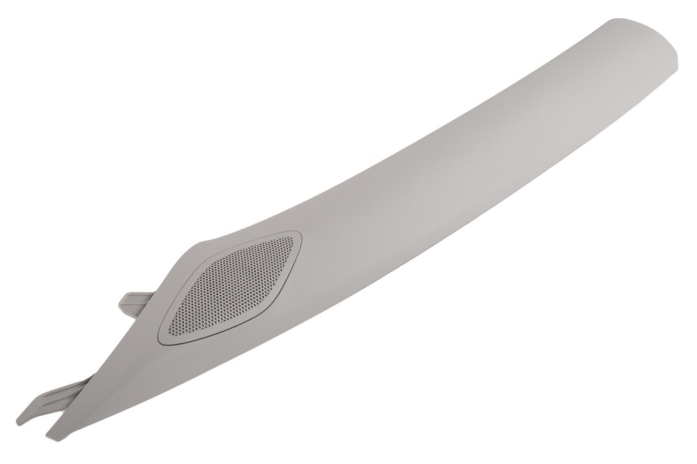 GM Genuine Parts Very Light Ash Gray Driver Side Windshield Garnish Molding