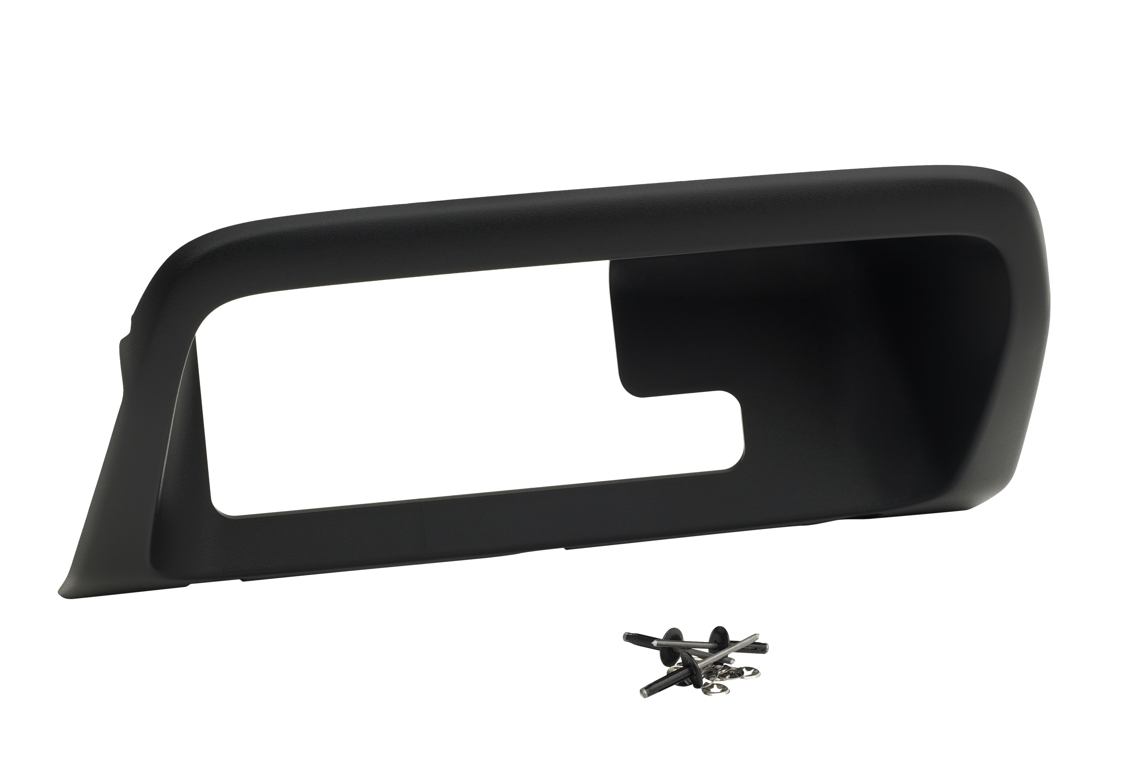 Trailer Hitch Trim Bezel in Black