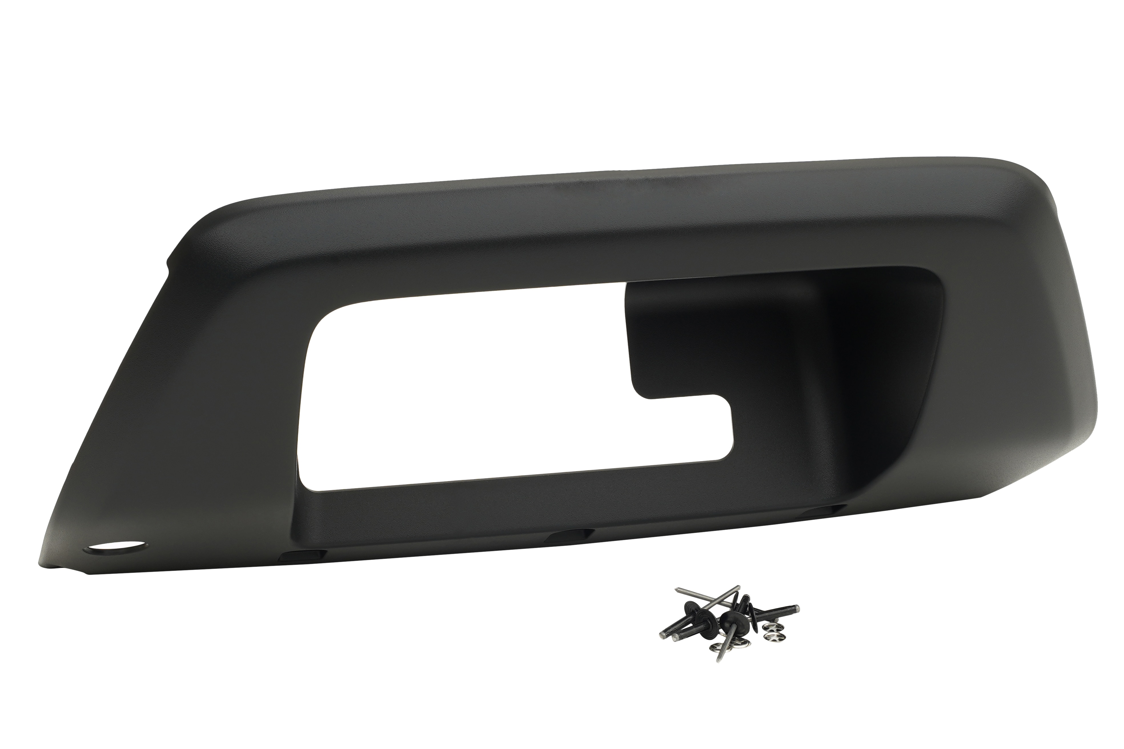 Trailer Hitch Trim Bezel in Black