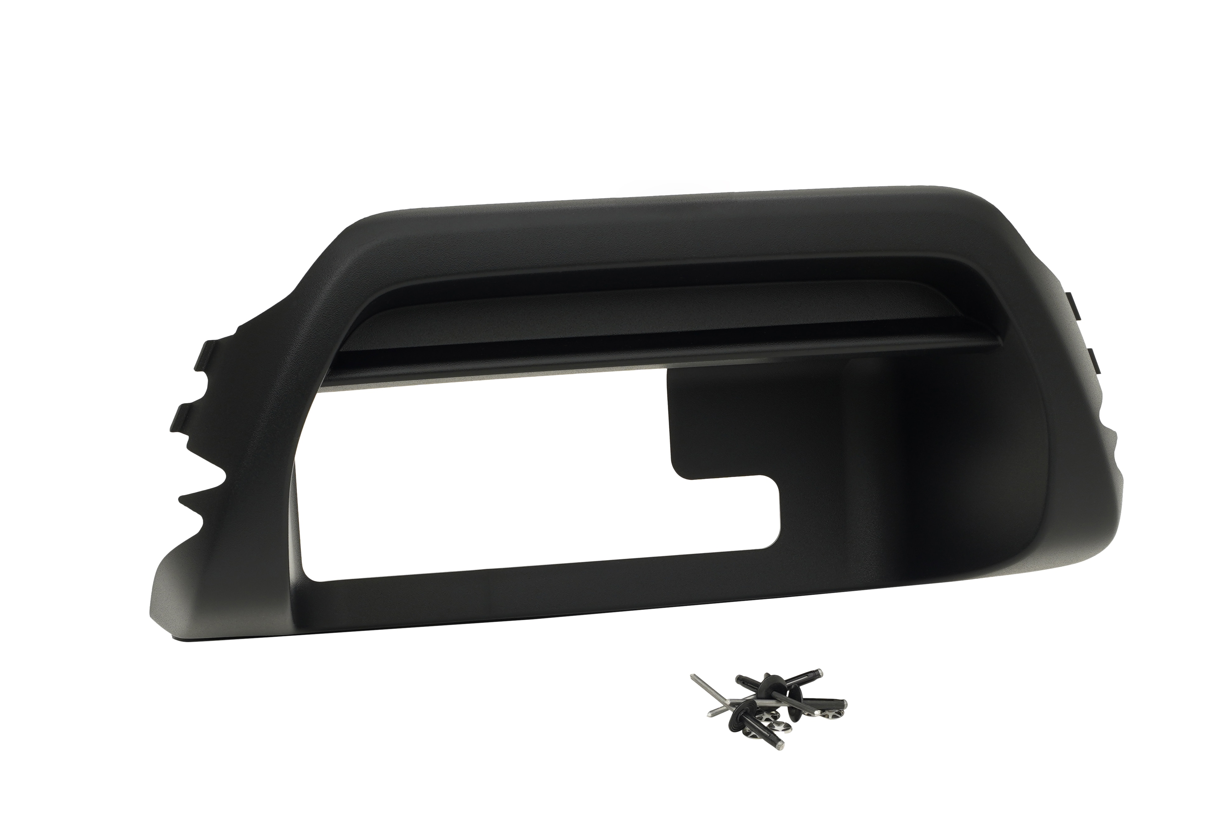 Trailer Hitch Trim Bezel in Black